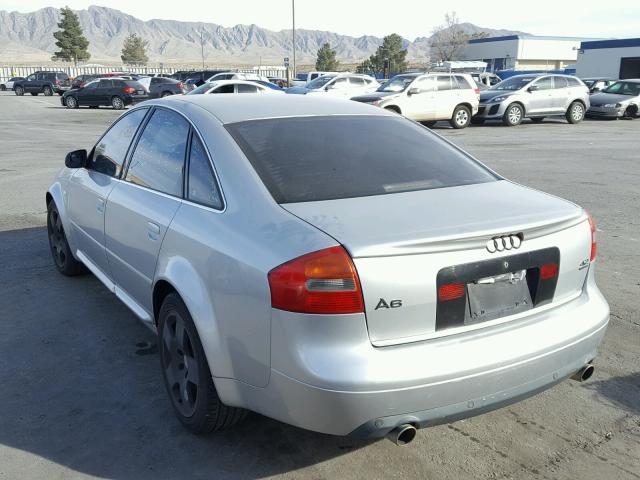 WAUML64B52N095021 - 2002 AUDI A6 4.2 QUA SILVER photo 3