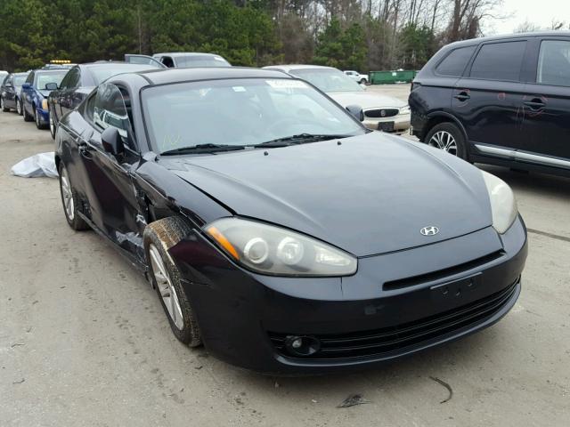 KMHHM66D57U235612 - 2007 HYUNDAI TIBURON GS BLACK photo 1