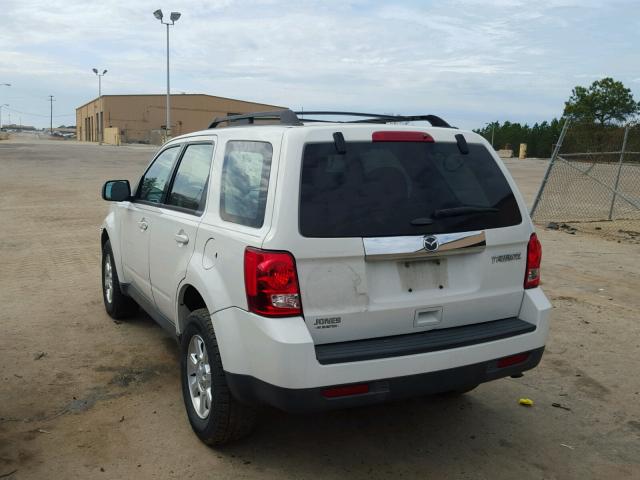 4F2CY0C77BKM06296 - 2011 MAZDA TRIBUTE I WHITE photo 3