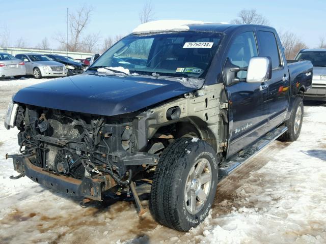 1N6BA07B87N222941 - 2007 NISSAN TITAN XE GRAY photo 2