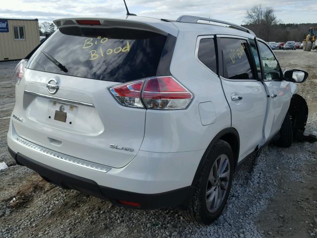 5N1AT2MV1FC850574 - 2015 NISSAN ROGUE S WHITE photo 4