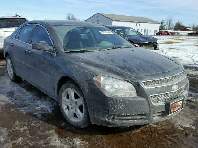 1G1ZB5EB6AF181430 - 2010 CHEVROLET MALIBU LS BLACK photo 1