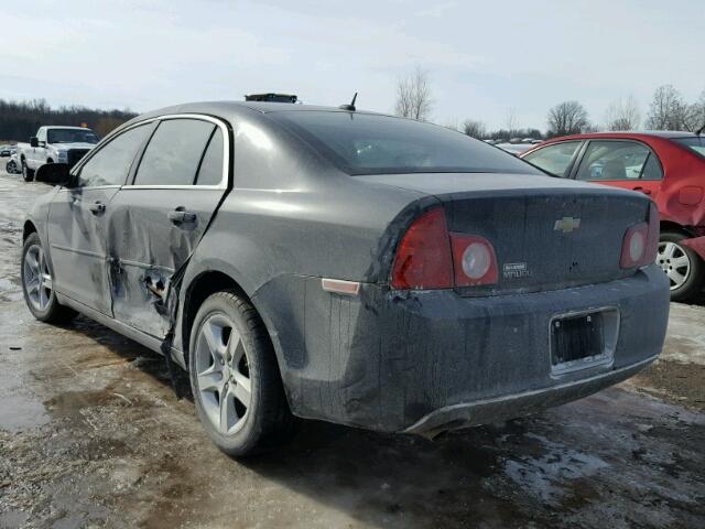 1G1ZB5EB6AF181430 - 2010 CHEVROLET MALIBU LS BLACK photo 3