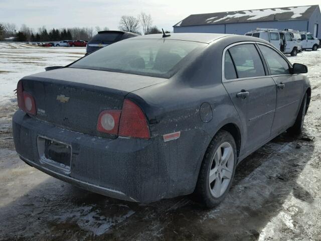 1G1ZB5EB6AF181430 - 2010 CHEVROLET MALIBU LS BLACK photo 4