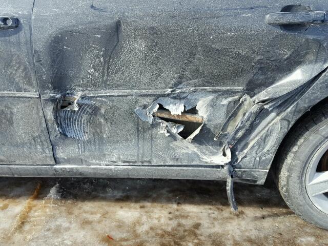 1G1ZB5EB6AF181430 - 2010 CHEVROLET MALIBU LS BLACK photo 9