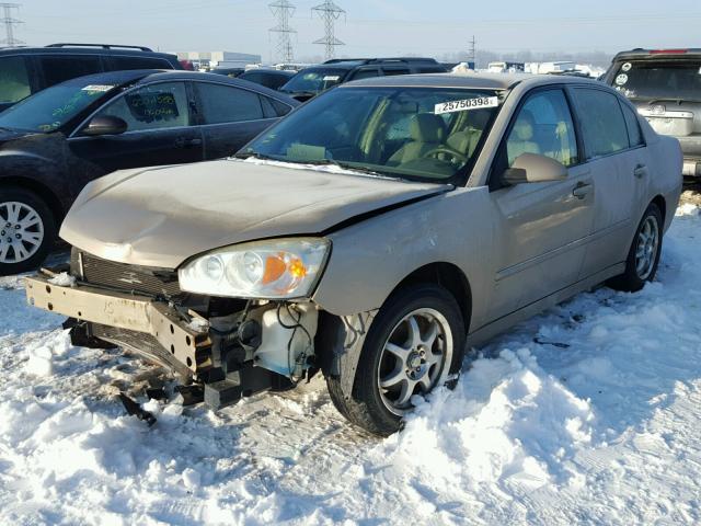 1G1ZT51F06F180352 - 2006 CHEVROLET MALIBU LT TAN photo 2