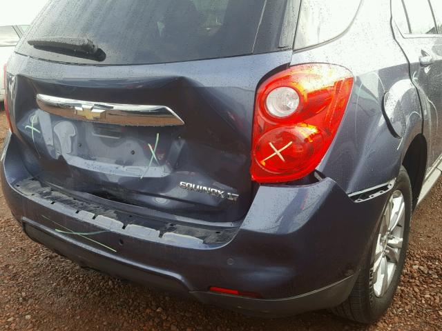 2GNALCEK2E6183236 - 2014 CHEVROLET EQUINOX LT BLUE photo 9