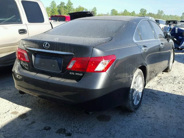 JTHBJ46G772054944 - 2007 LEXUS ES 350 GRAY photo 4