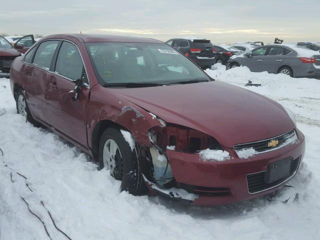 2G1WB58KX69152866 - 2006 CHEVROLET IMPALA LS RED photo 1