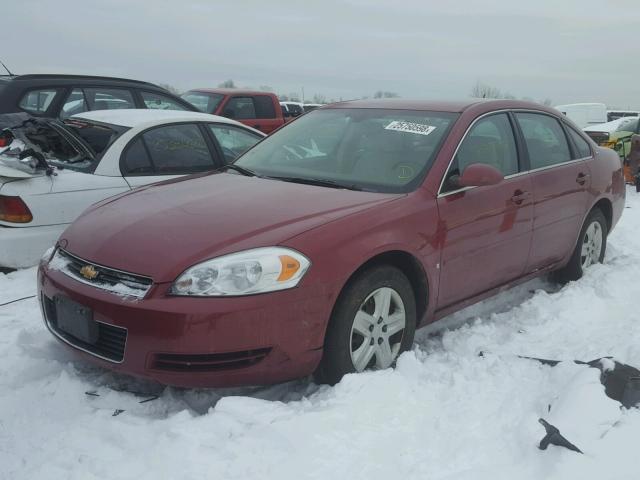 2G1WB58KX69152866 - 2006 CHEVROLET IMPALA LS RED photo 2