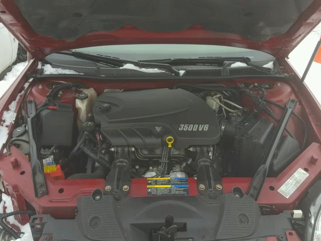 2G1WB58KX69152866 - 2006 CHEVROLET IMPALA LS RED photo 7