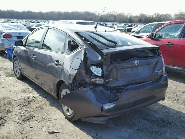 JTDKB20U093497435 - 2009 TOYOTA PRIUS GRAY photo 3