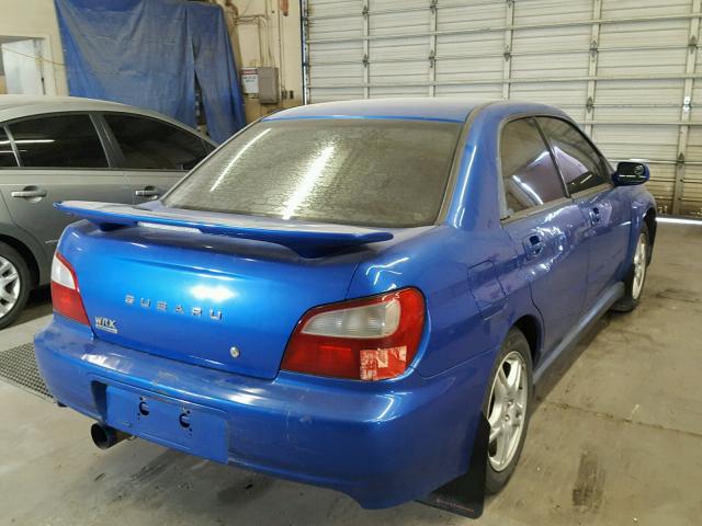 JF1GD29613G506413 - 2003 SUBARU IMPREZA WR BLUE photo 4