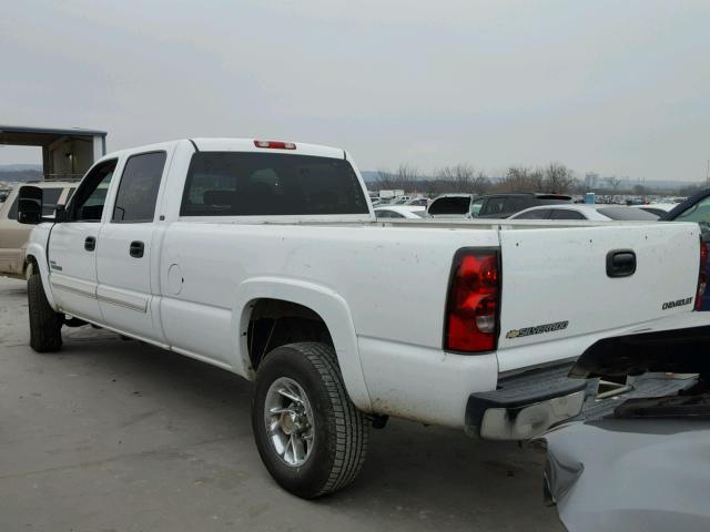 1GCHC23D77F192626 - 2007 CHEVROLET SILVERADO WHITE photo 3