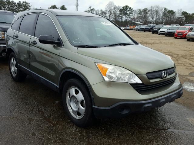 JHLRE38388C001015 - 2008 HONDA CR-V LX GREEN photo 1