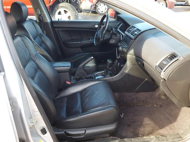 1HGCM56875A131568 - 2005 HONDA ACCORD EX SILVER photo 5