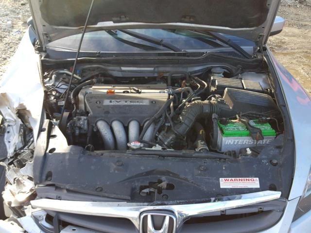 1HGCM56875A131568 - 2005 HONDA ACCORD EX SILVER photo 7