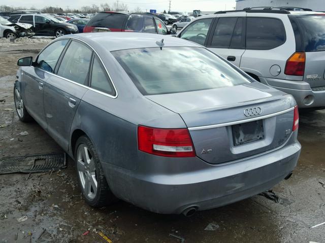 WAUDH74F28N179607 - 2008 AUDI A6 3.2 QUA GRAY photo 3