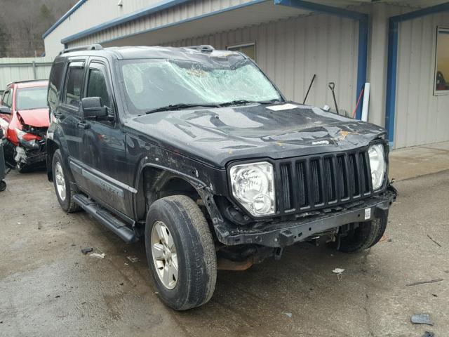 1J4PN2GK4AW130794 - 2010 JEEP LIBERTY SP BLACK photo 1