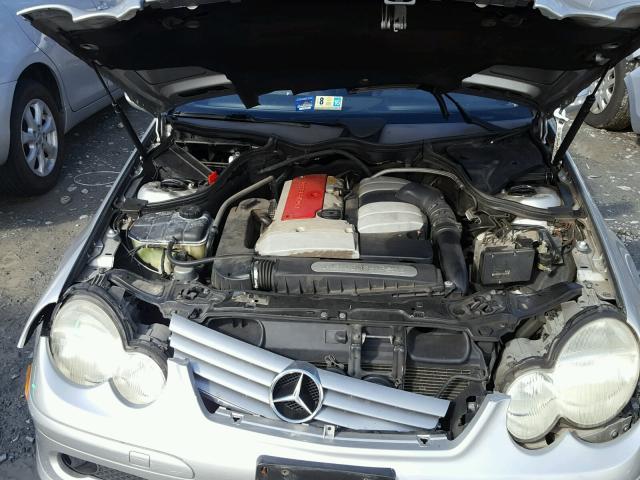 WDBRN47JX2A267883 - 2002 MERCEDES-BENZ C 230K SPO SILVER photo 7