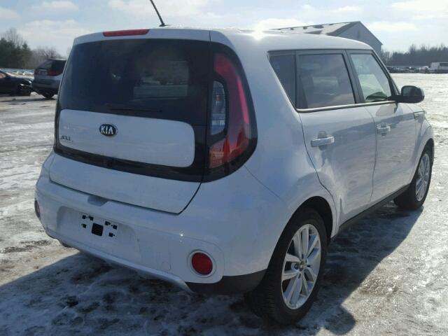 KNDJP3A52H7456192 - 2017 KIA SOUL + WHITE photo 4