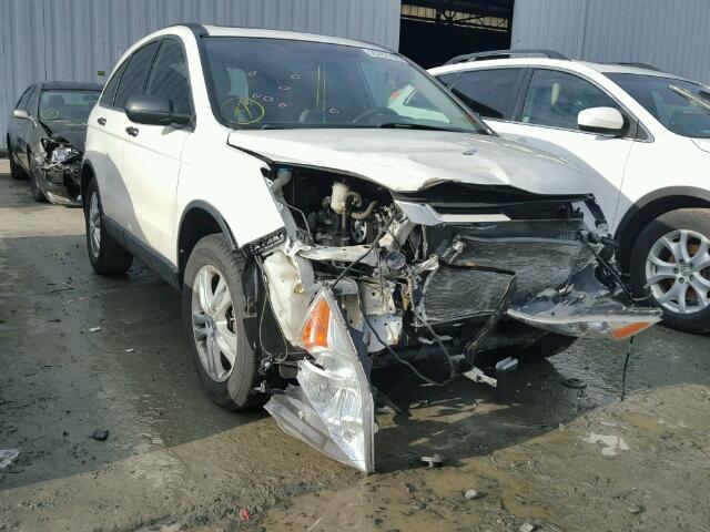 5J6RE4H52AL075292 - 2010 HONDA CR-V EX WHITE photo 1