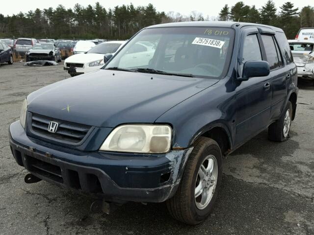 JHLRD1841VC002728 - 1997 HONDA CR-V LX GREEN photo 2