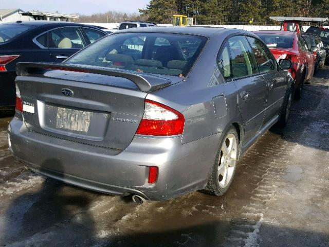 4S3BL616X86200978 - 2008 SUBARU LEGACY 2.5 SILVER photo 4