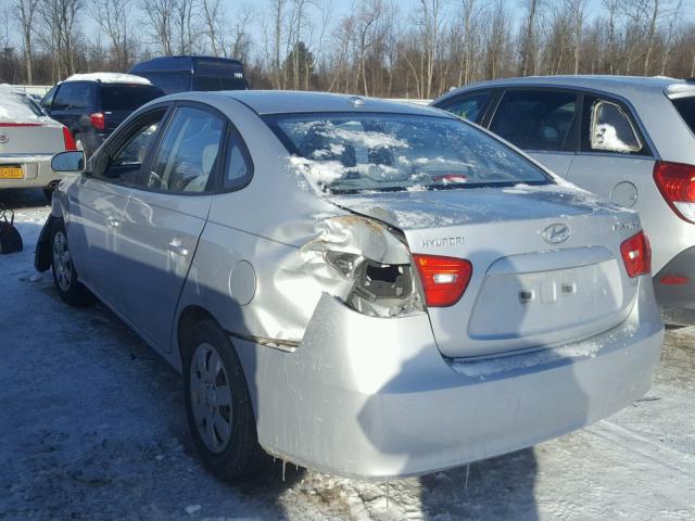 KMHDU46D68U406162 - 2008 HYUNDAI ELANTRA GL SILVER photo 3