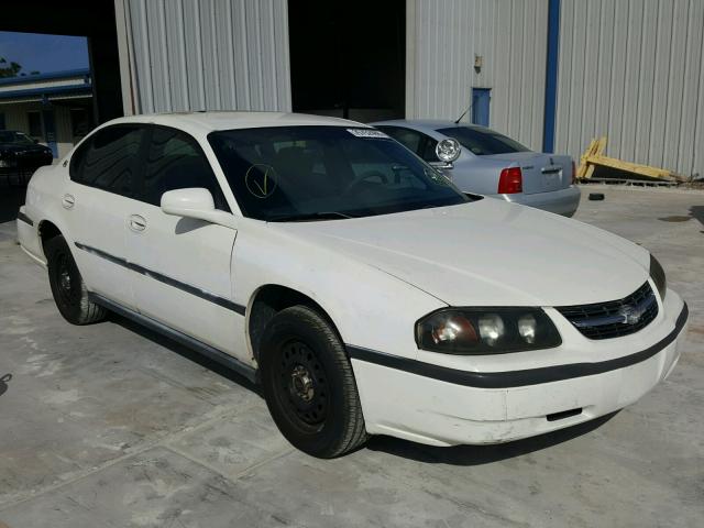 2G1WF55K159313841 - 2005 CHEVROLET IMPALA WHITE photo 1