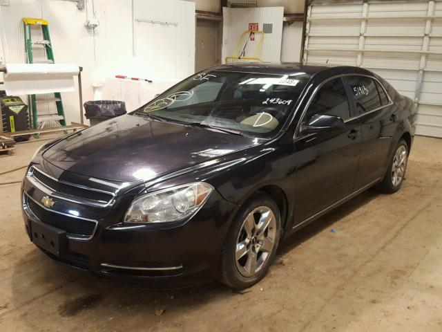 1G1ZC5EB9AF243609 - 2010 CHEVROLET MALIBU 1LT 黑色 照片 2