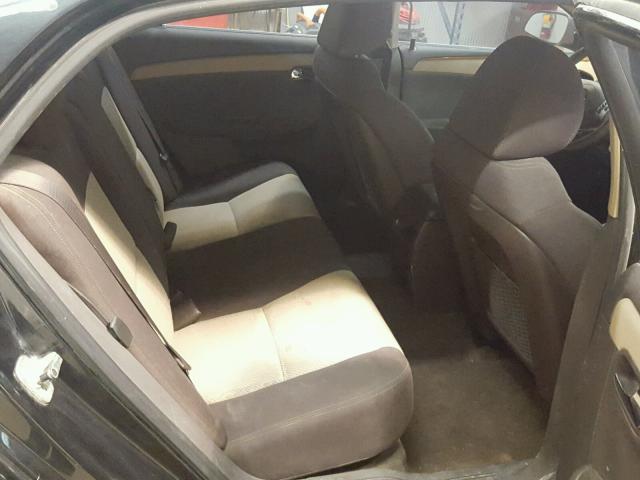 1G1ZC5EB9AF243609 - 2010 CHEVROLET MALIBU 1LT 黑色 照片 6