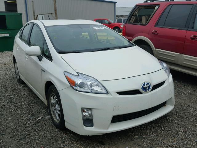 JTDKN3DU6A5014594 - 2010 TOYOTA PRIUS WHITE photo 1