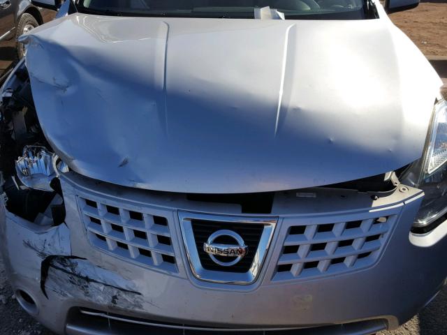 JN8AS58T38W021156 - 2008 NISSAN ROGUE S SILVER photo 7