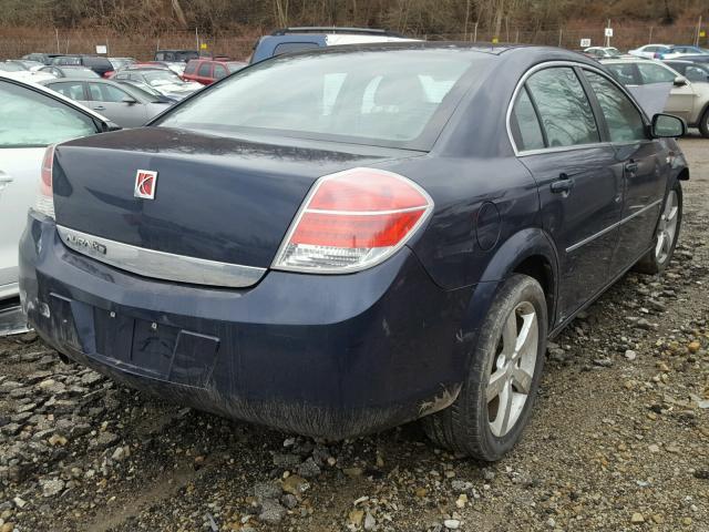 1G8ZS57N07F297742 - 2007 SATURN AURA XE BLUE photo 4