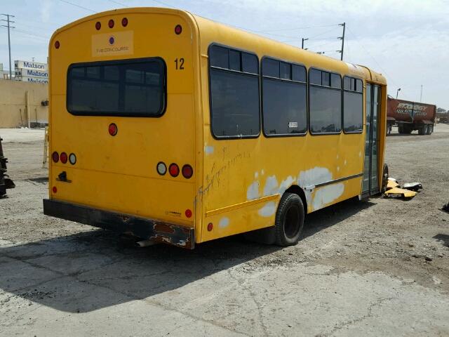 1FD4E45S28DA05172 - 2008 FORD E450 SUPER YELLOW photo 4