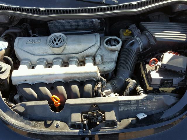 3VWSW31C97M510207 - 2007 VOLKSWAGEN NEW BEETLE შავი ფოტო 7