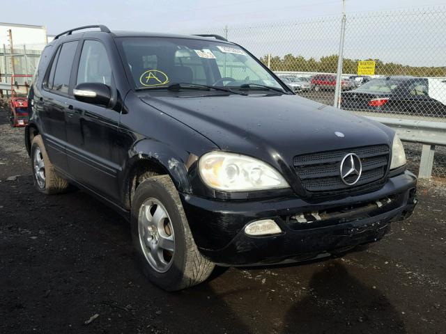 4JGAB57E04A467055 - 2004 MERCEDES-BENZ ML 350 BLACK photo 1