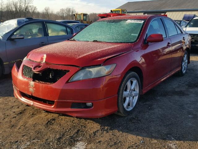 4T1BK46K87U012303 - 2007 TOYOTA CAMRY NEW RED photo 2