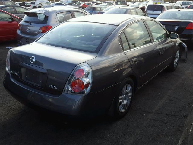 1N4AL11D25N402198 - 2005 NISSAN ALTIMA S GRAY photo 4