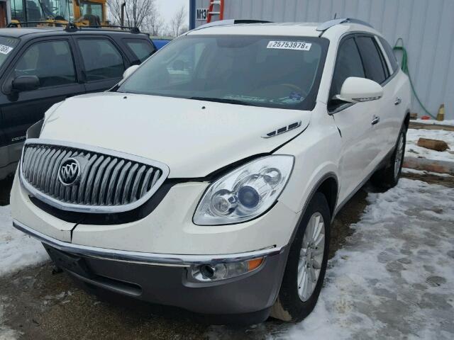 5GAEV23D99J147699 - 2009 BUICK ENCLAVE CX WHITE photo 2