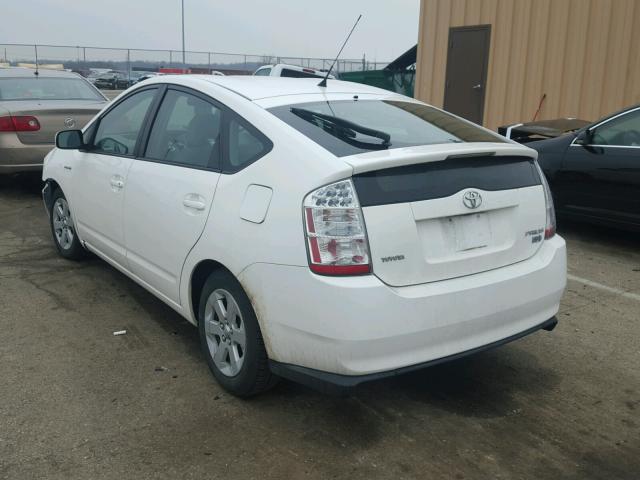 JTDKB20U377663808 - 2007 TOYOTA PRIUS WHITE photo 3