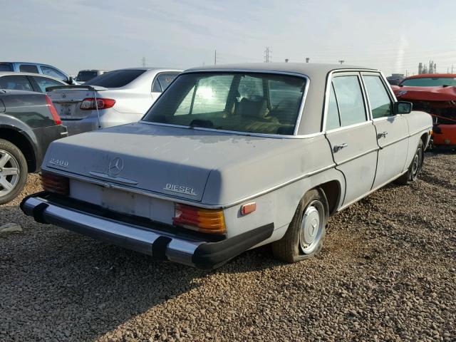 11511710091217 - 1975 MERCEDES-BENZ 240D GRAY photo 4