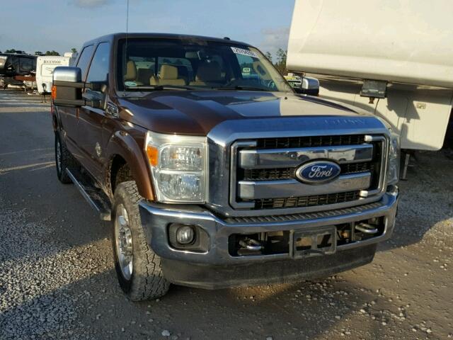 1FT7W2BT2BEA03908 - 2011 FORD F250 SUPER BROWN photo 1