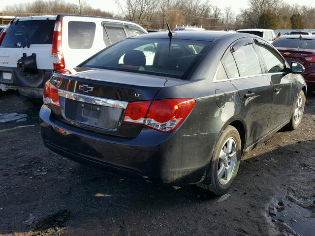 1G1PC5SB6D7202655 - 2013 CHEVROLET CRUZE LT BLACK photo 4