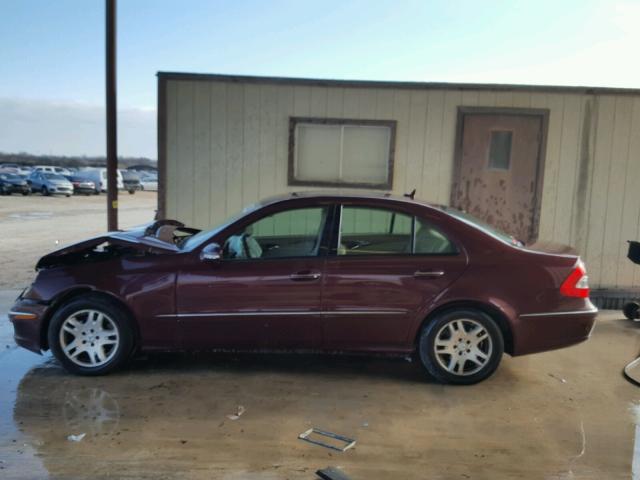 WDBUF22X17B065443 - 2007 MERCEDES-BENZ E 320 CDI BURGUNDY photo 9