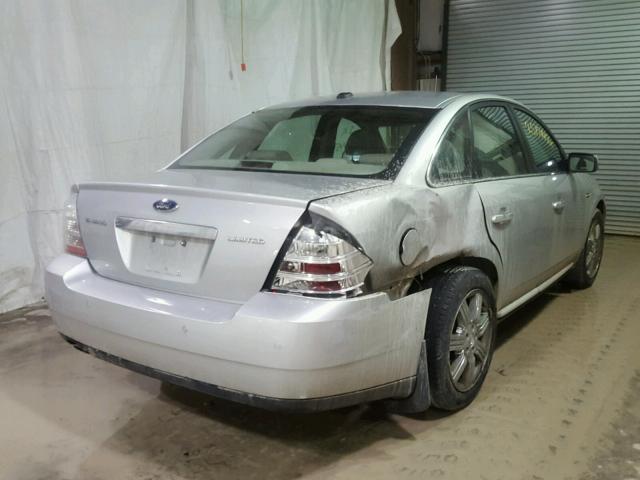 1FAHP25W59G124136 - 2009 FORD TAURUS LIM SILVER photo 4