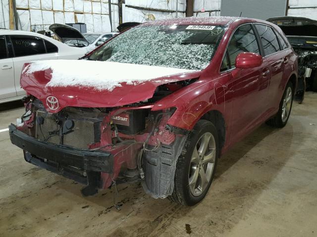 4T3BK11A99U010843 - 2009 TOYOTA VENZA BASE RED photo 2