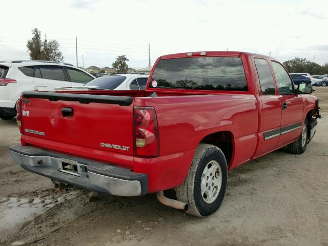 2GCEC19T031357719 - 2003 CHEVROLET SILVERADO RED photo 4