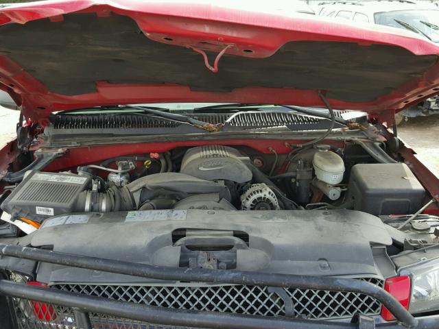 2GCEC19T031357719 - 2003 CHEVROLET SILVERADO RED photo 7